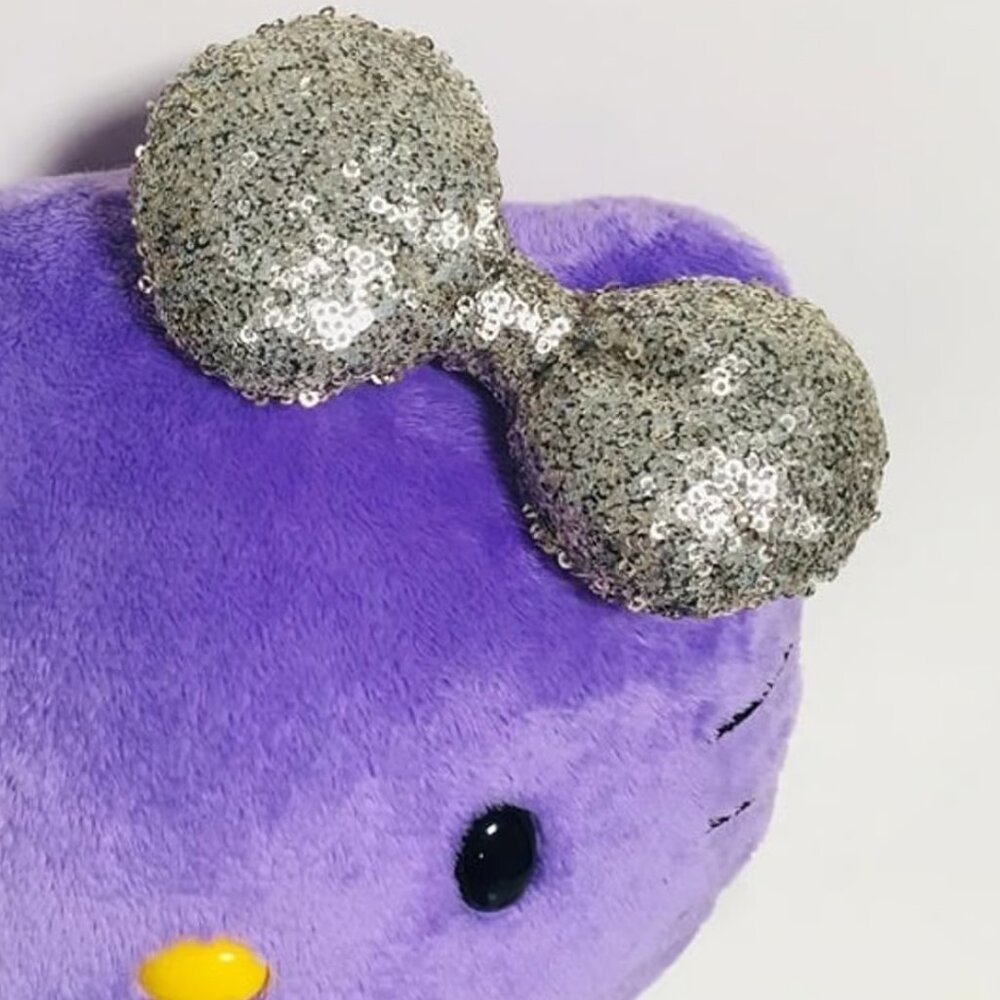 Hello Kitty Build a Bear Replacement Bow Silver Sequin